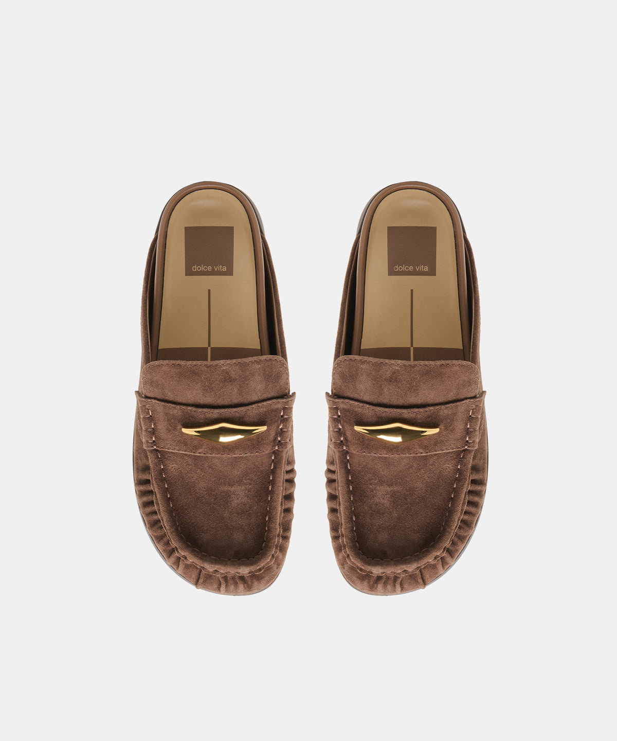 JODERO FLATS DK BROWN SUEDE - view 4
