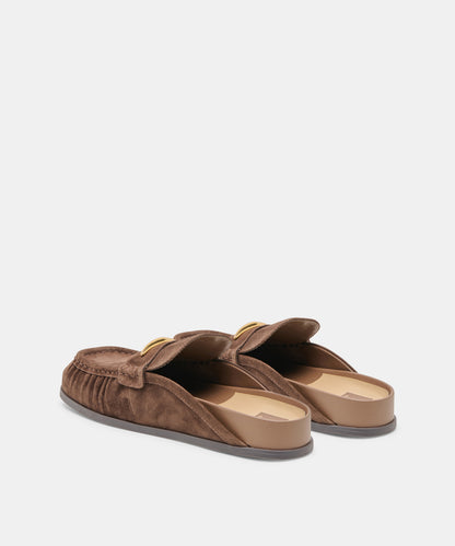JODERO FLATS DK BROWN SUEDE