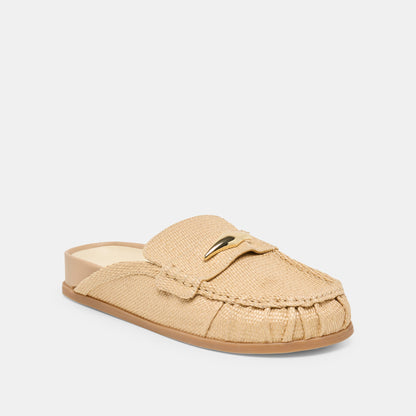 JODERO FLATS LT NATURAL RAFFIA