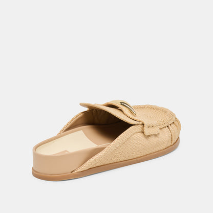 JODERO FLATS LT NATURAL RAFFIA
