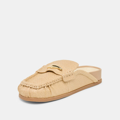 JODERO FLATS LT NATURAL RAFFIA