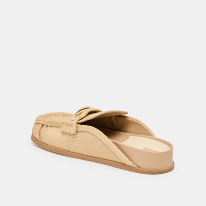 JODERO FLATS LT NATURAL RAFFIA