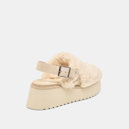 LANSY FLATS NATURAL PLUSH