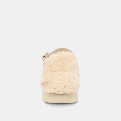 LANSY FLATS NATURAL PLUSH