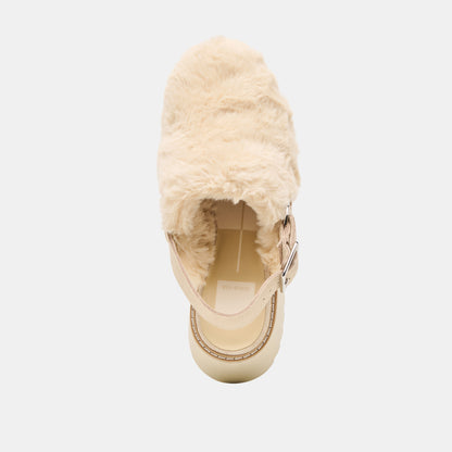 LANSY FLATS NATURAL PLUSH