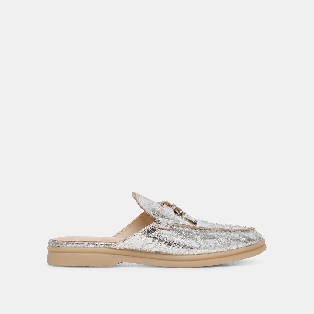LASAIL FLATS SILVER DISTRESSED LEATHER - image 1