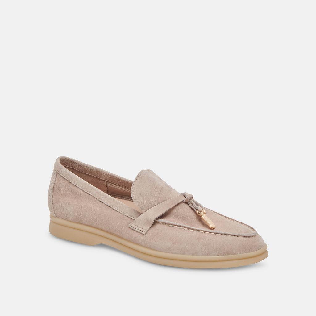 LONZO FLATS TAUPE SUEDE - image 2