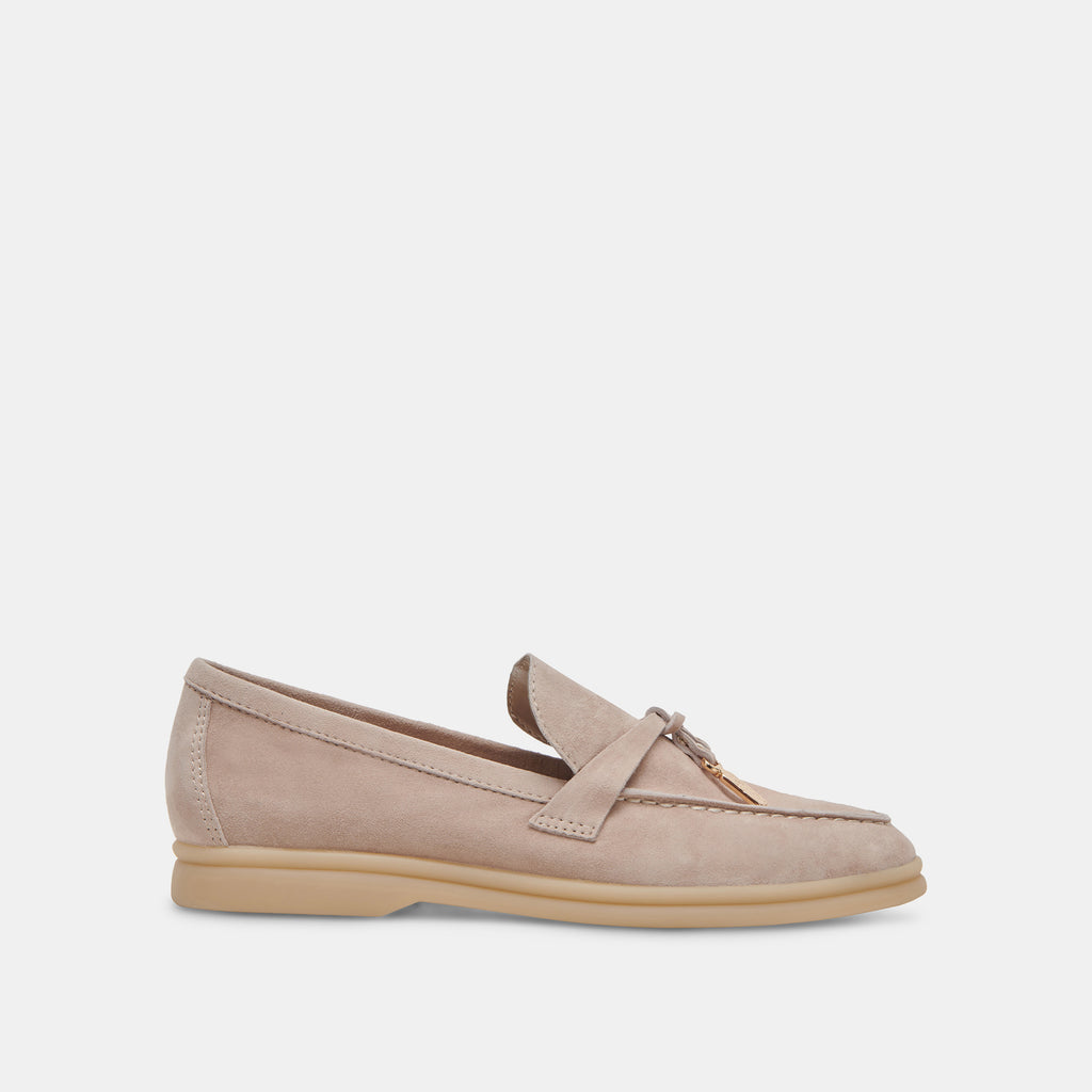 LONZO FLATS TAUPE SUEDE - image 1