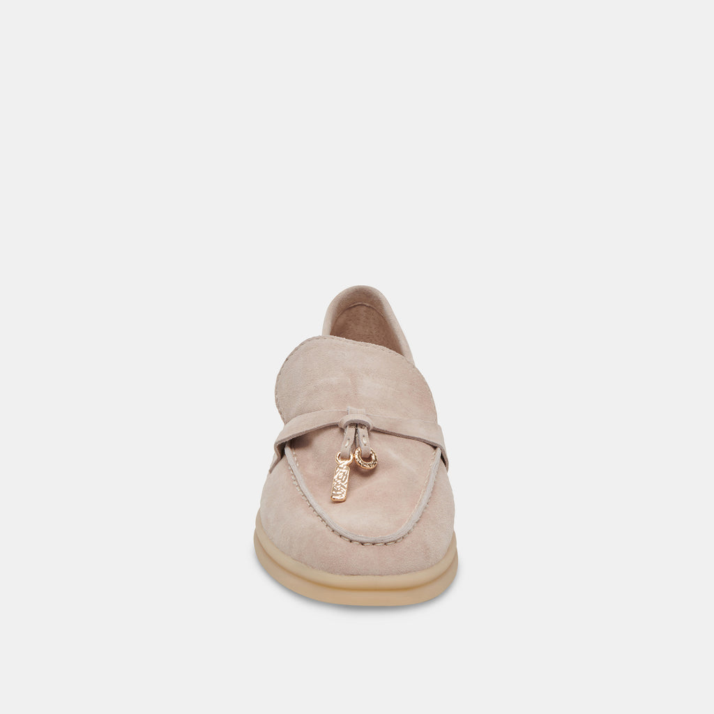 LONZO FLATS TAUPE SUEDE - image 6