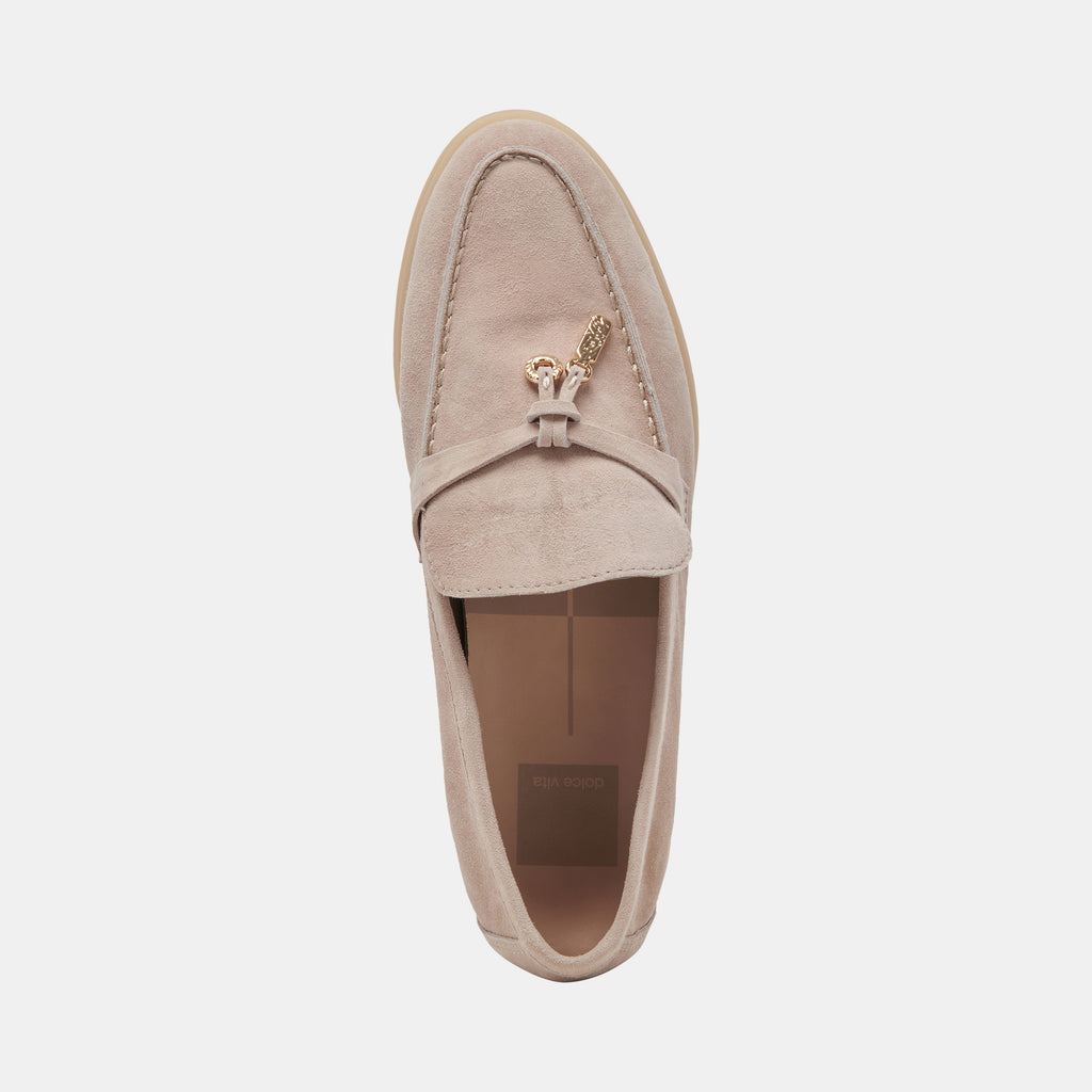 LONZO FLATS TAUPE SUEDE - image 8