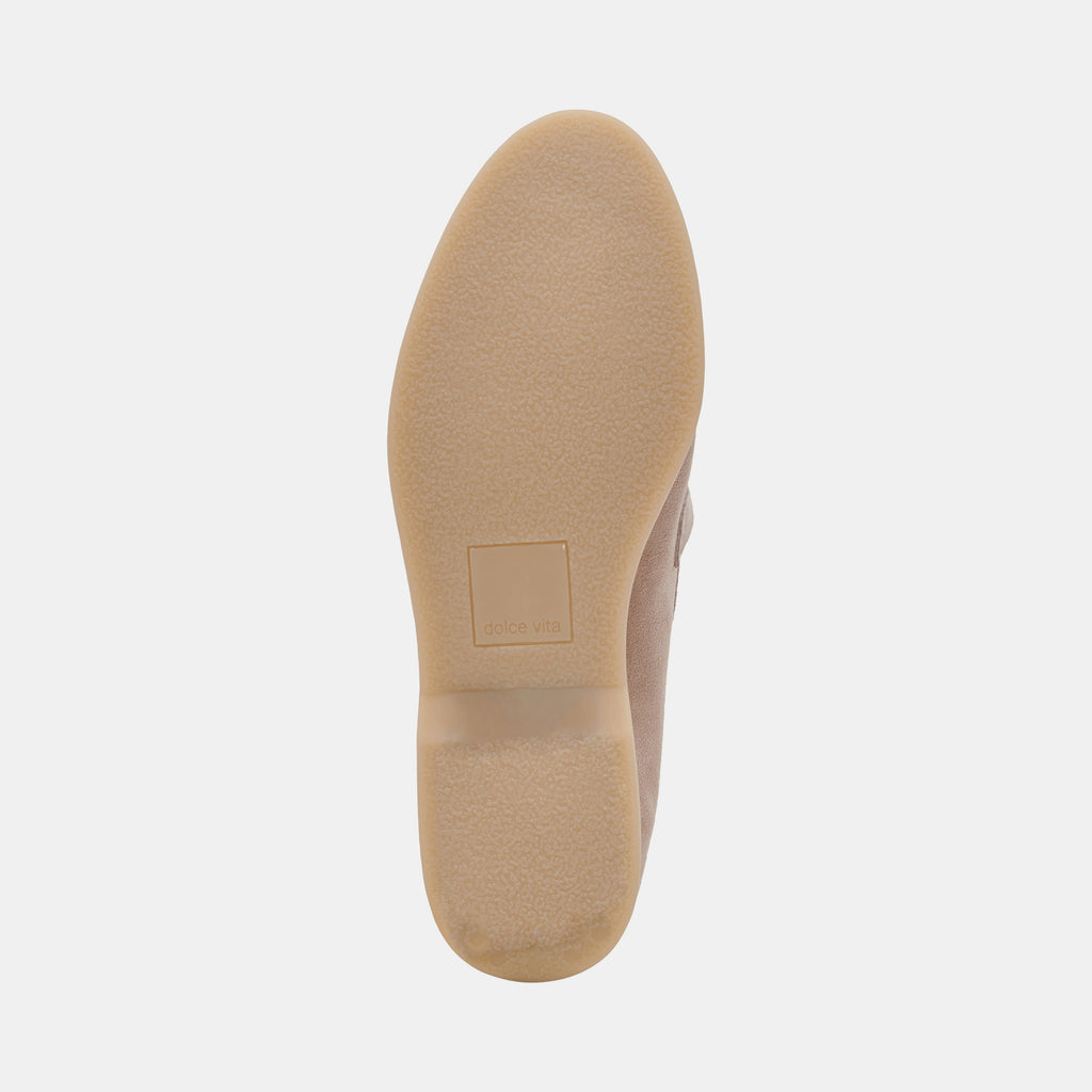 LONZO FLATS TAUPE SUEDE - image 9