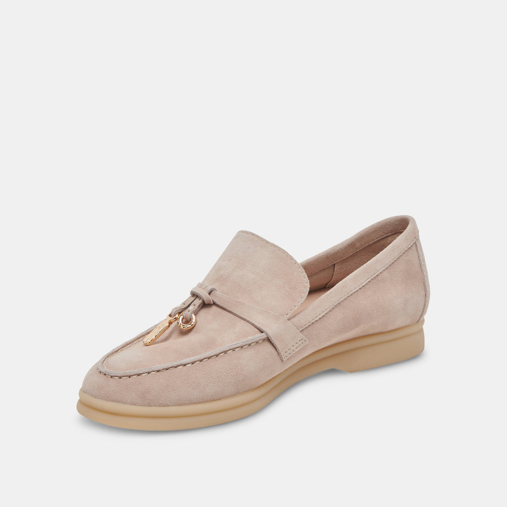 LONZO FLATS TAUPE SUEDE Dolce – Vita