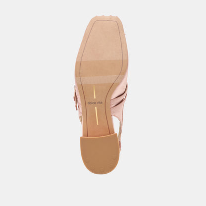 LORIS HEELS BLUSH SATIN