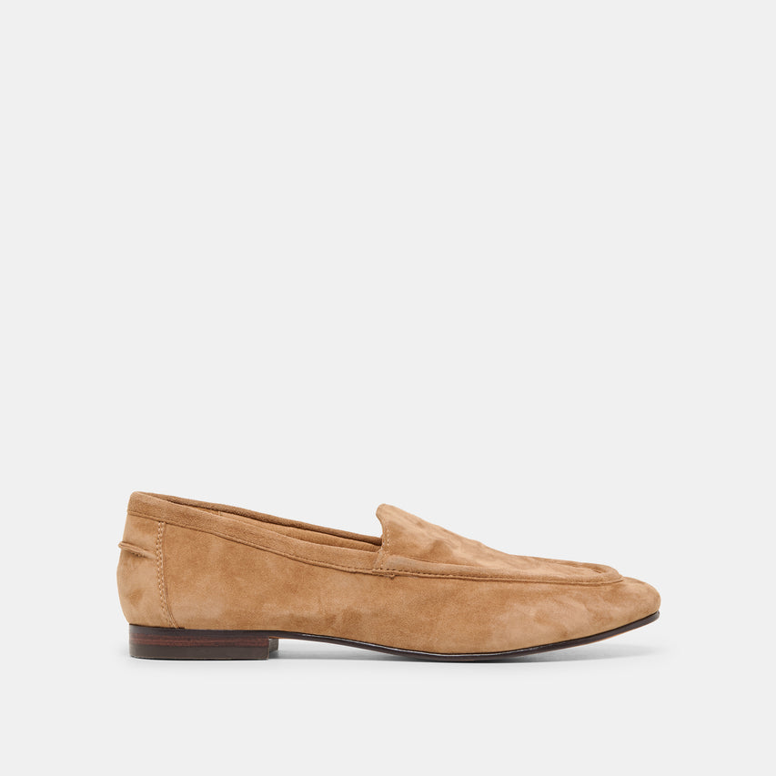 Mattie Camel Suede Loafers | Dolce Vita