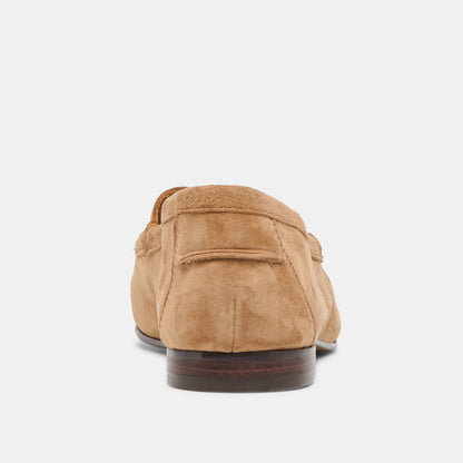 MATTIE LOAFERS CAMEL SUEDE