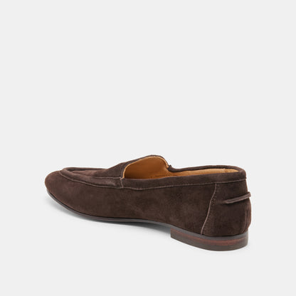 MATTIE LOAFERS DK BROWN SUEDE