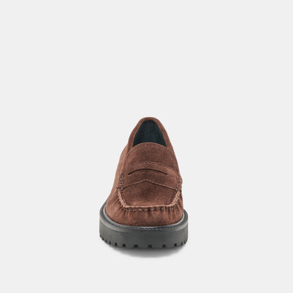MEREK LOAFERS DK BROWN SUEDE