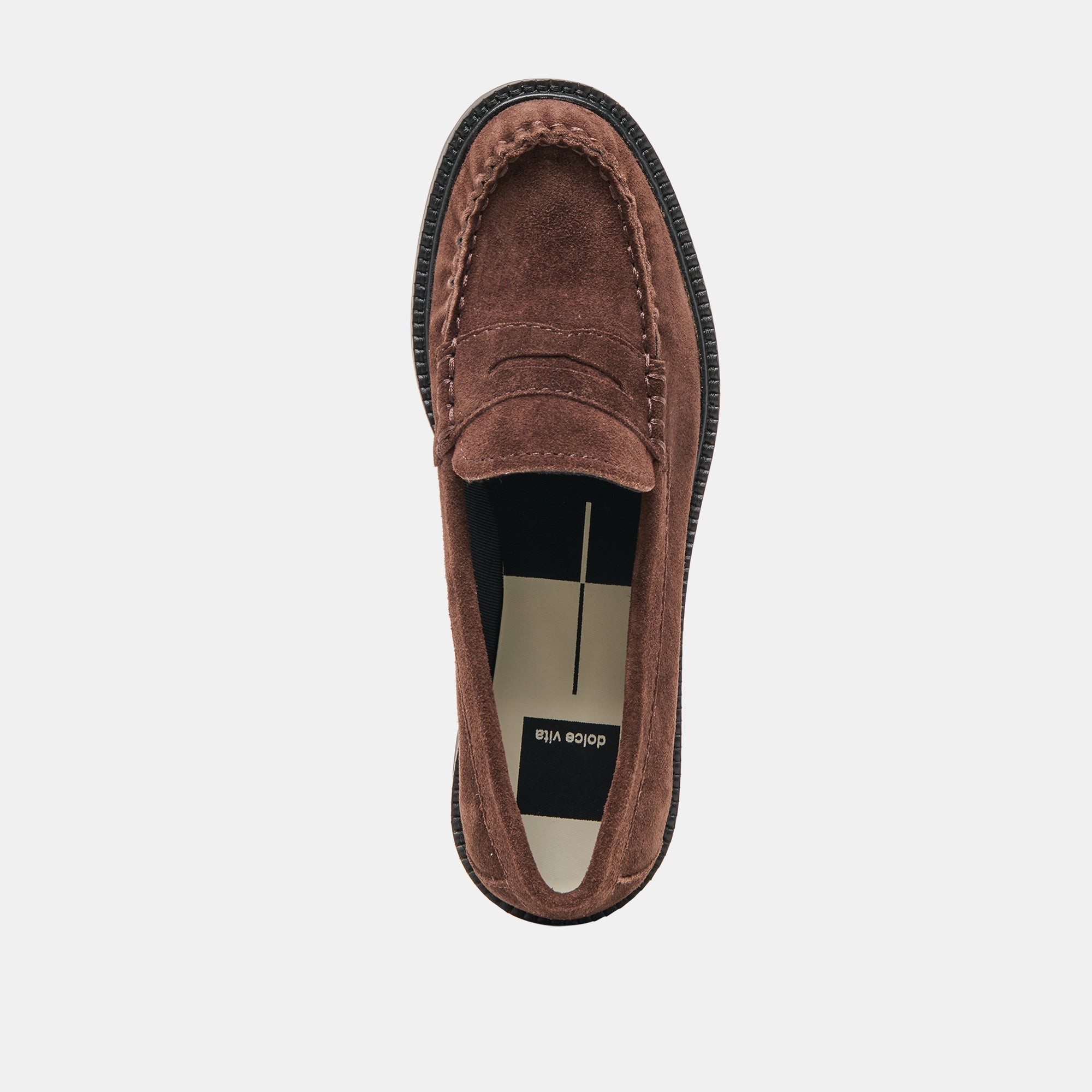 Merek Dk Brown Suede Loafers | Dolce Vita