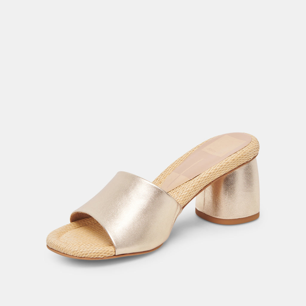 MINNY HEELS ROSE GOLD LEATHER - image 4
