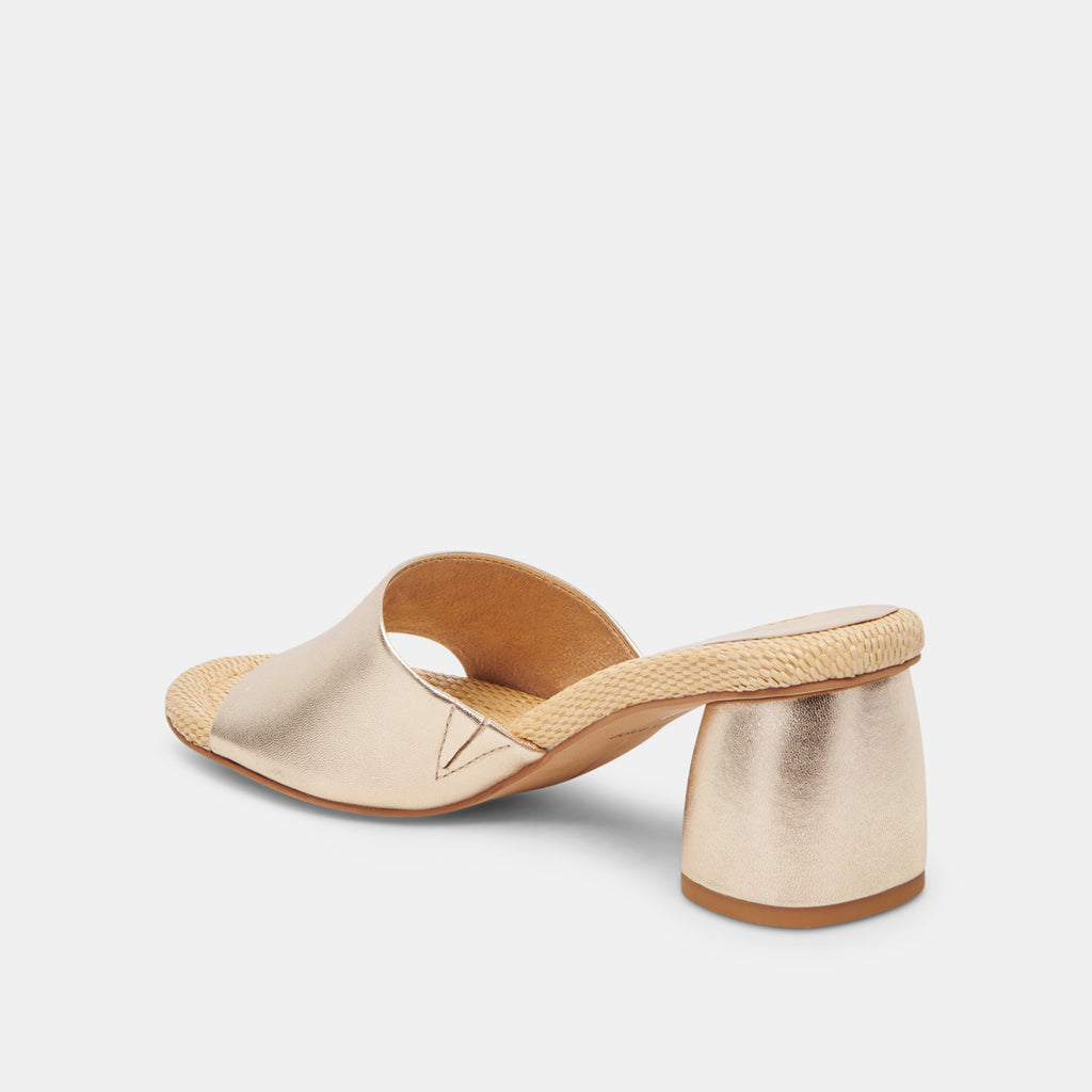 MINNY HEELS ROSE GOLD LEATHER - image 5