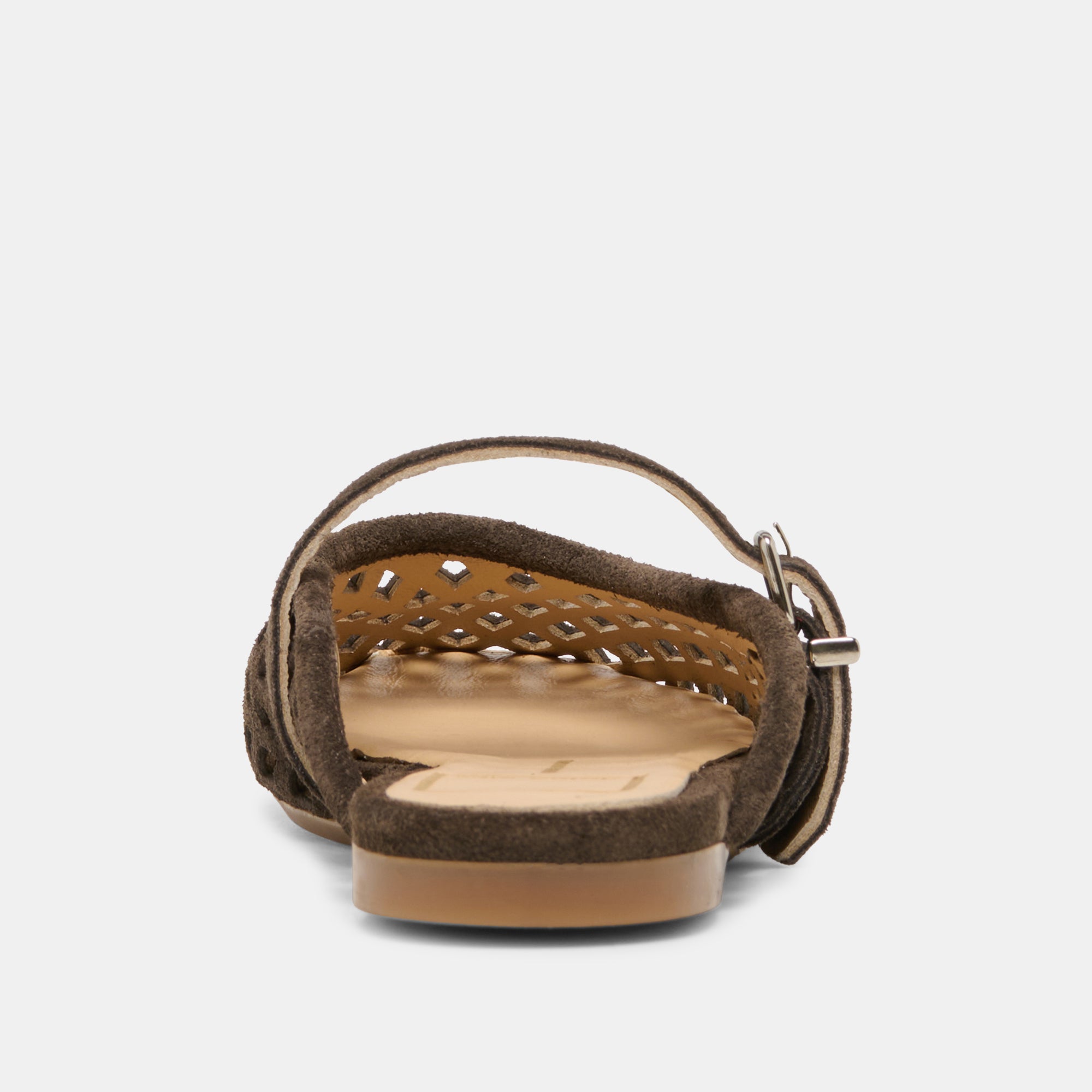 MIRIAN FLATS DK BROWN SUEDE