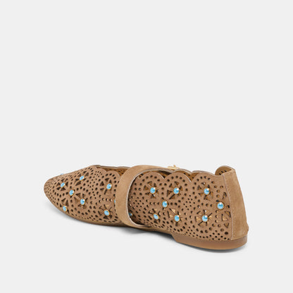 MORGIN BALLET FLATS MUSHROOM SUEDE