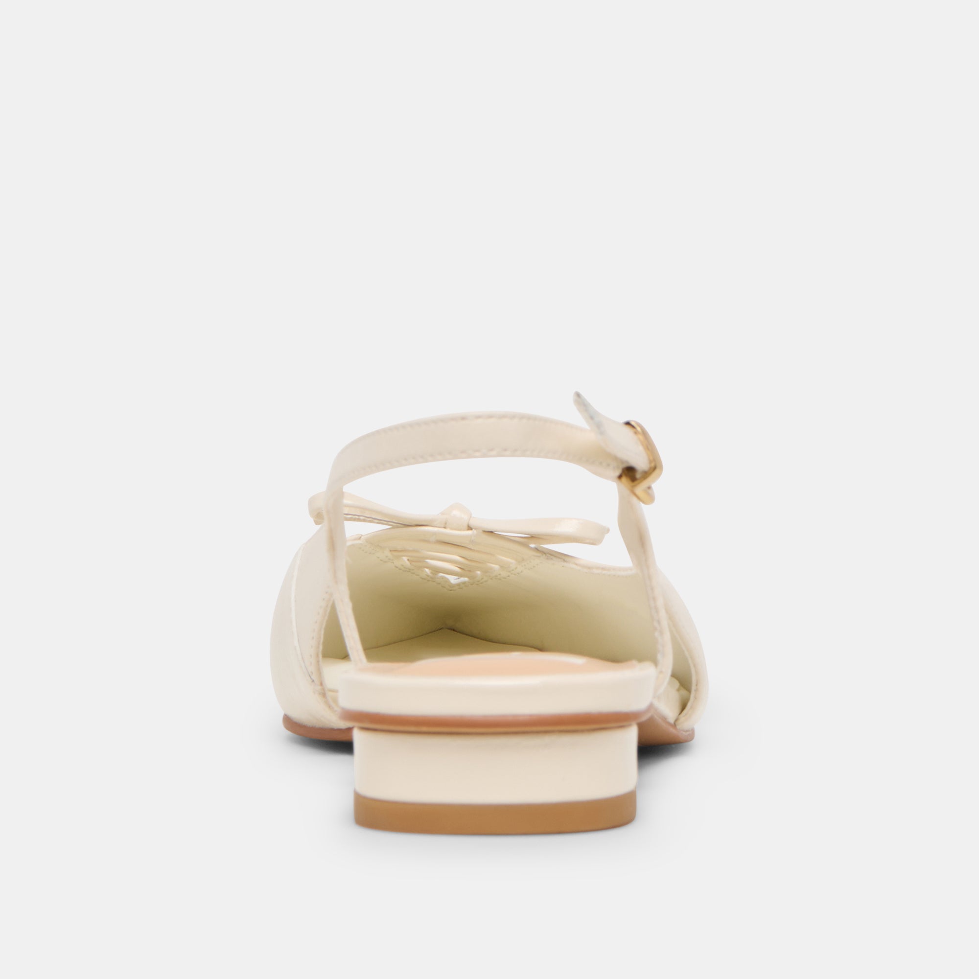 OWANA FLATS OFF WHITE LEATHER