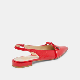 Chilly Dove Patent Vegan Flats main image 1