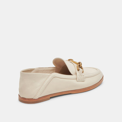 REIGN FLATS IVORY LEATHER - re:vita