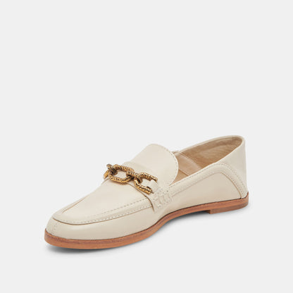 REIGN FLATS IVORY LEATHER - re:vita