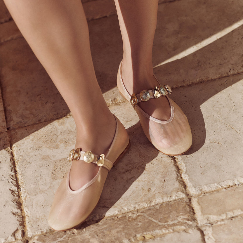 Relan French Vanilla Mesh Ballet Flats Dolce Vita relan-french-vanilla-mesh-ballet-flats-dolce-vita