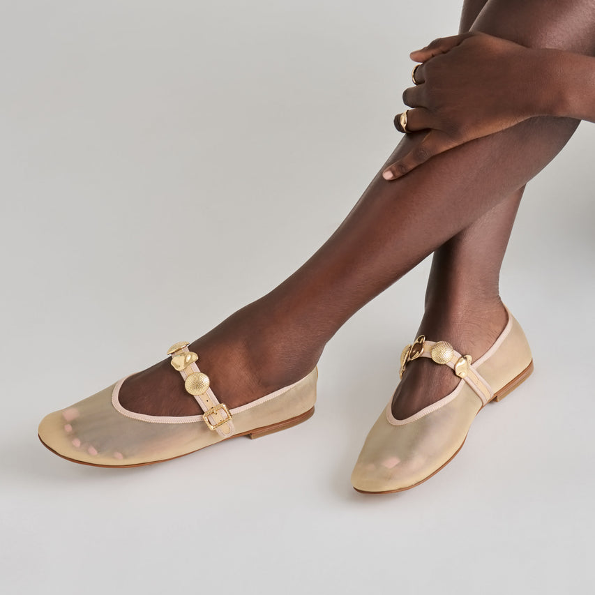 RELAN MESH BALLET FLATS FRENCH VANILLA MESH