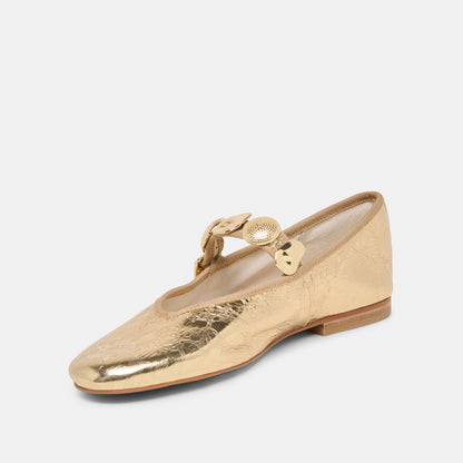 Relan Ballet Flats in Gold | Size 12 | by Dolce Vita Relan Ballet Flats in Gold | Size 12 | by Dolce Vita