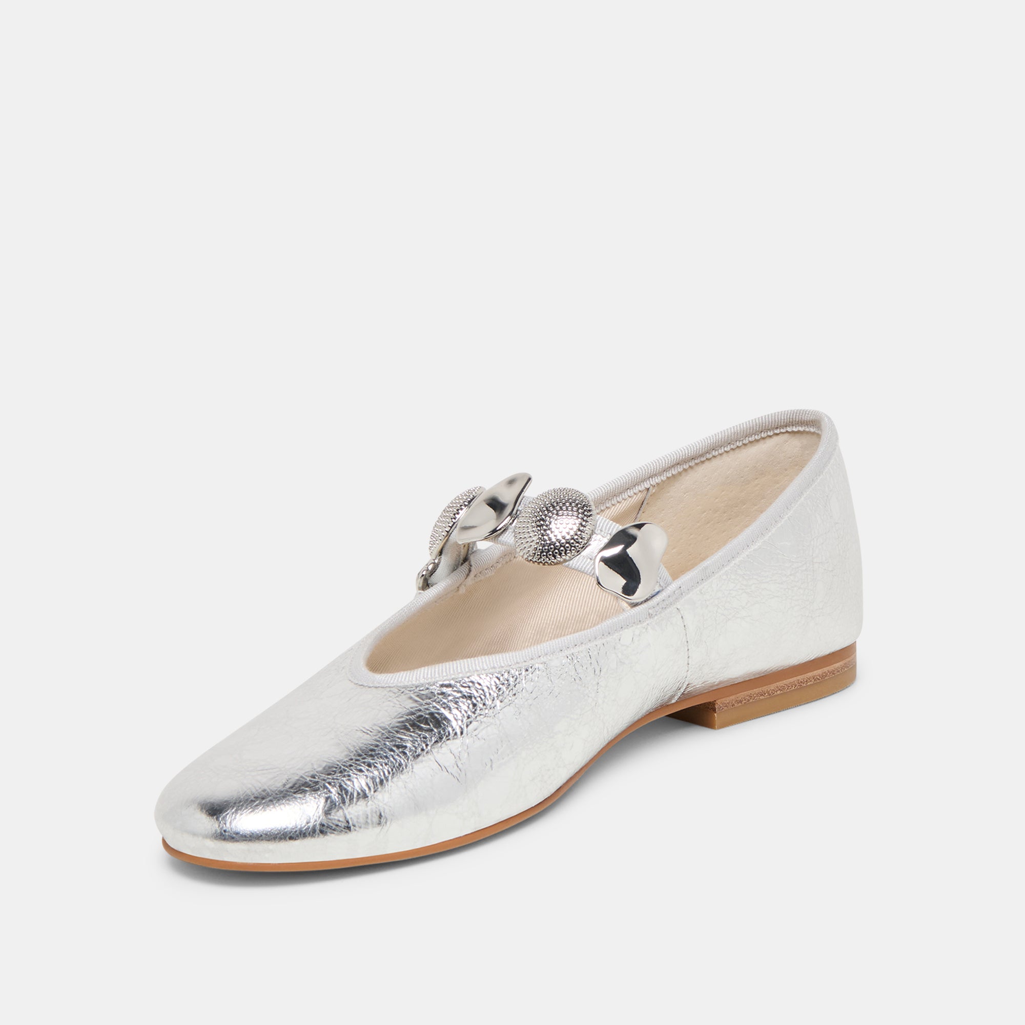 Relan Ballet Flats in Silver | Size 8.5 | By Dolce Vita Relan Ballet Flats in Silver | Size 8.5 | By Dolce Vita