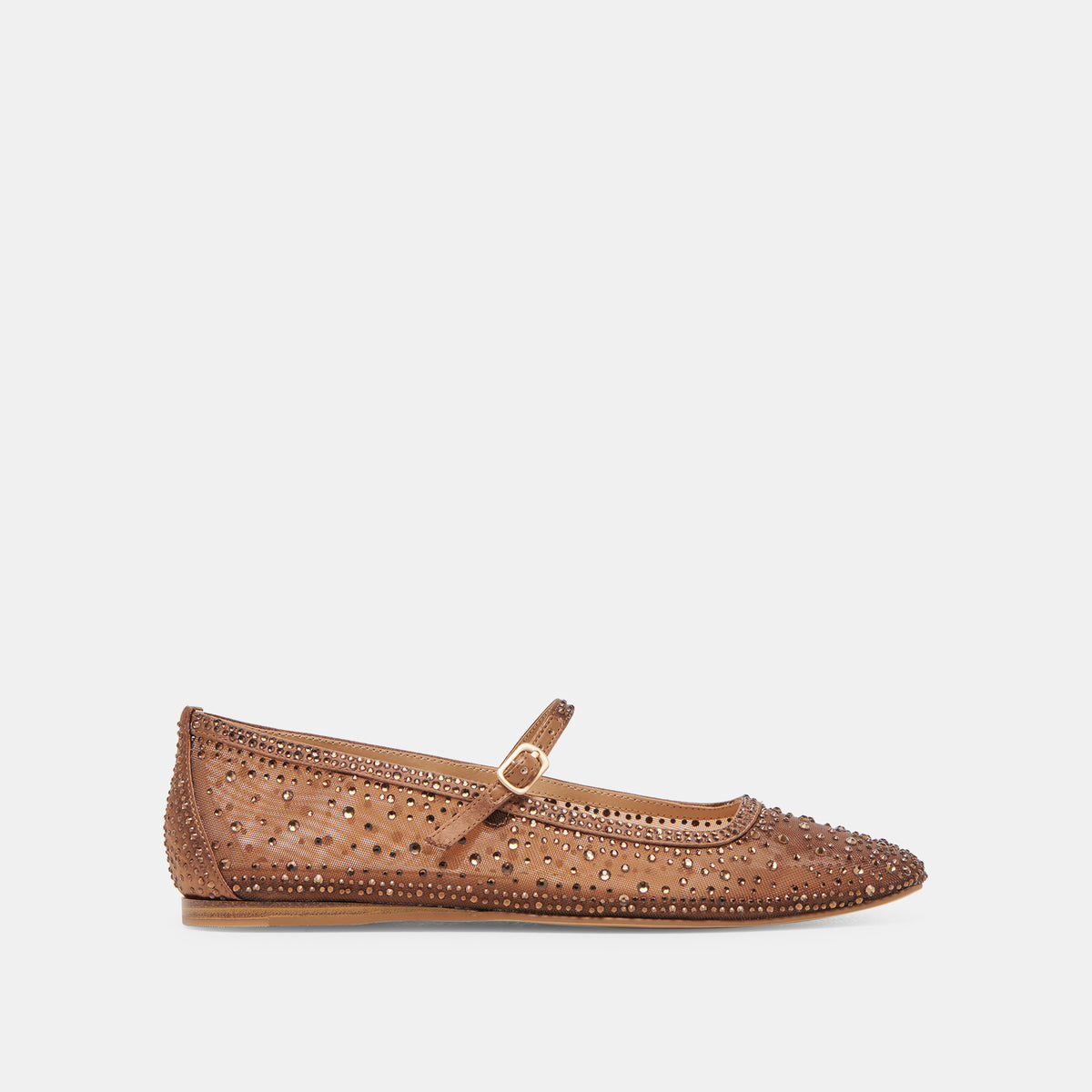 REYES CRYSTAL BALLET FLATS MID MESH