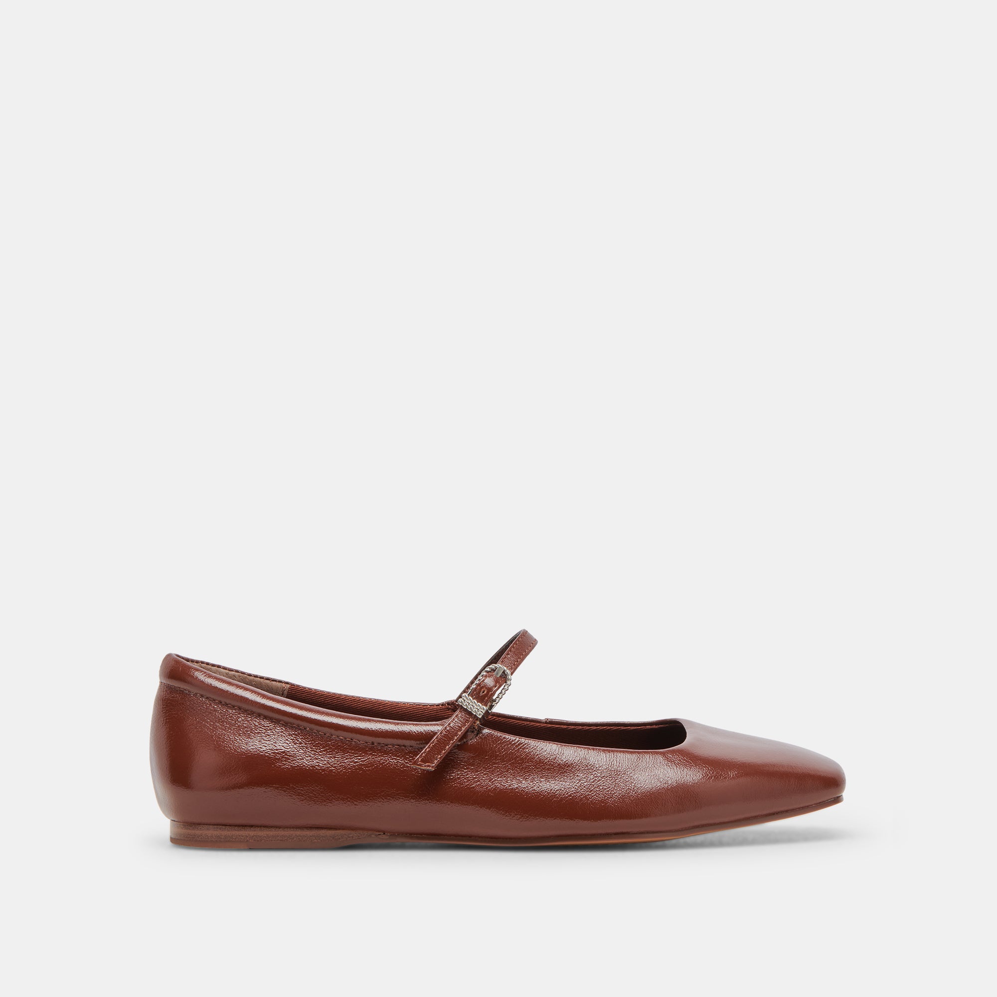 Reyes Ballet Flats Browm Crinkle Patent | Brown Crinkle Ballet Flats
