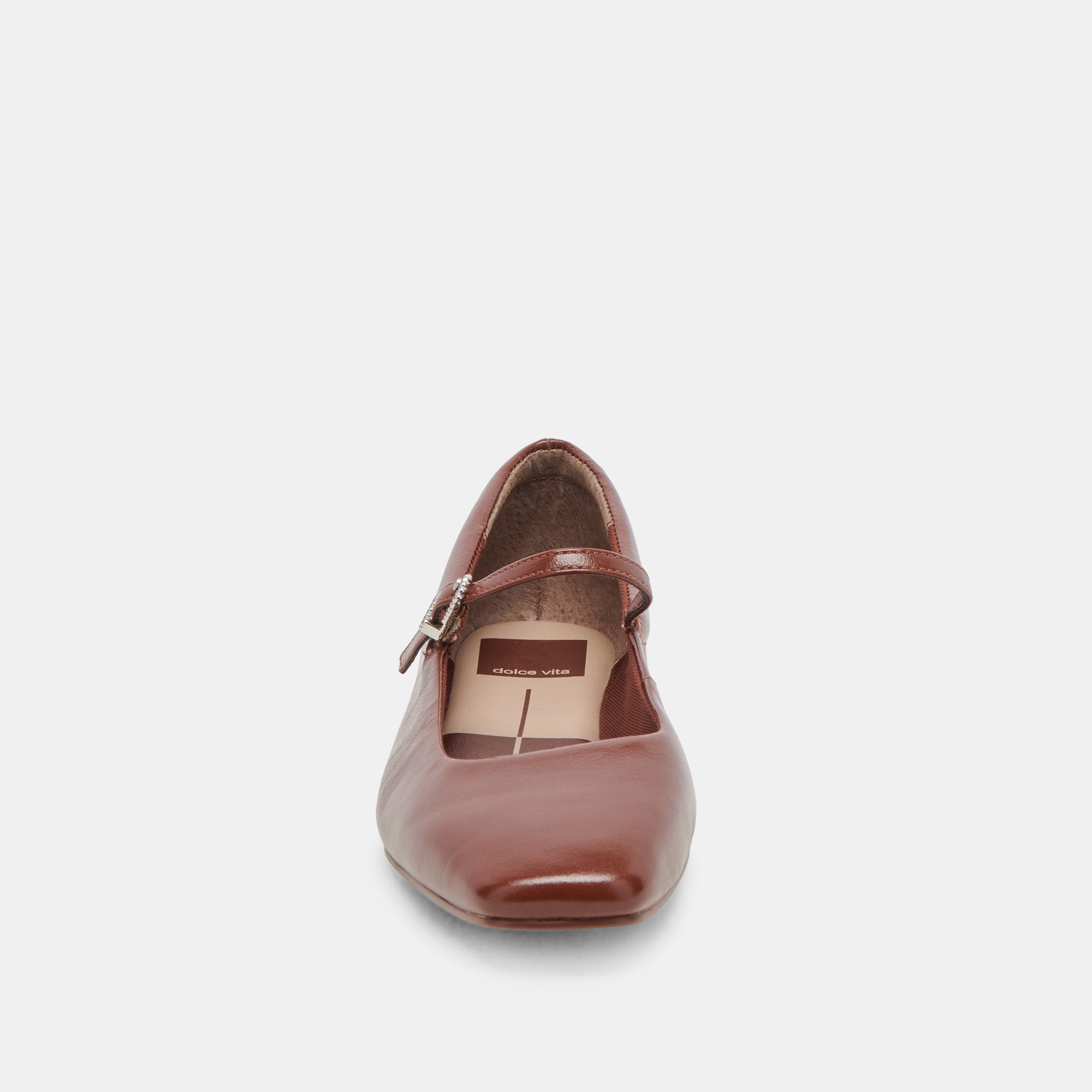 REYES BALLET FLATS BROWN CRINKLE PATENT - view 10