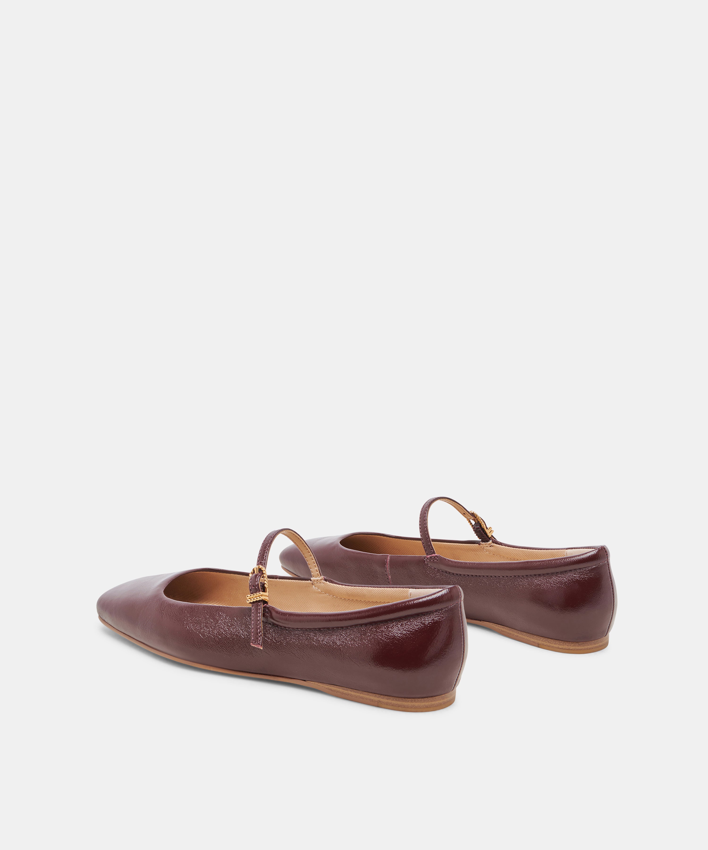 REYES BALLET FLATS CRANBERRY CRINKLE PATENT - view 4