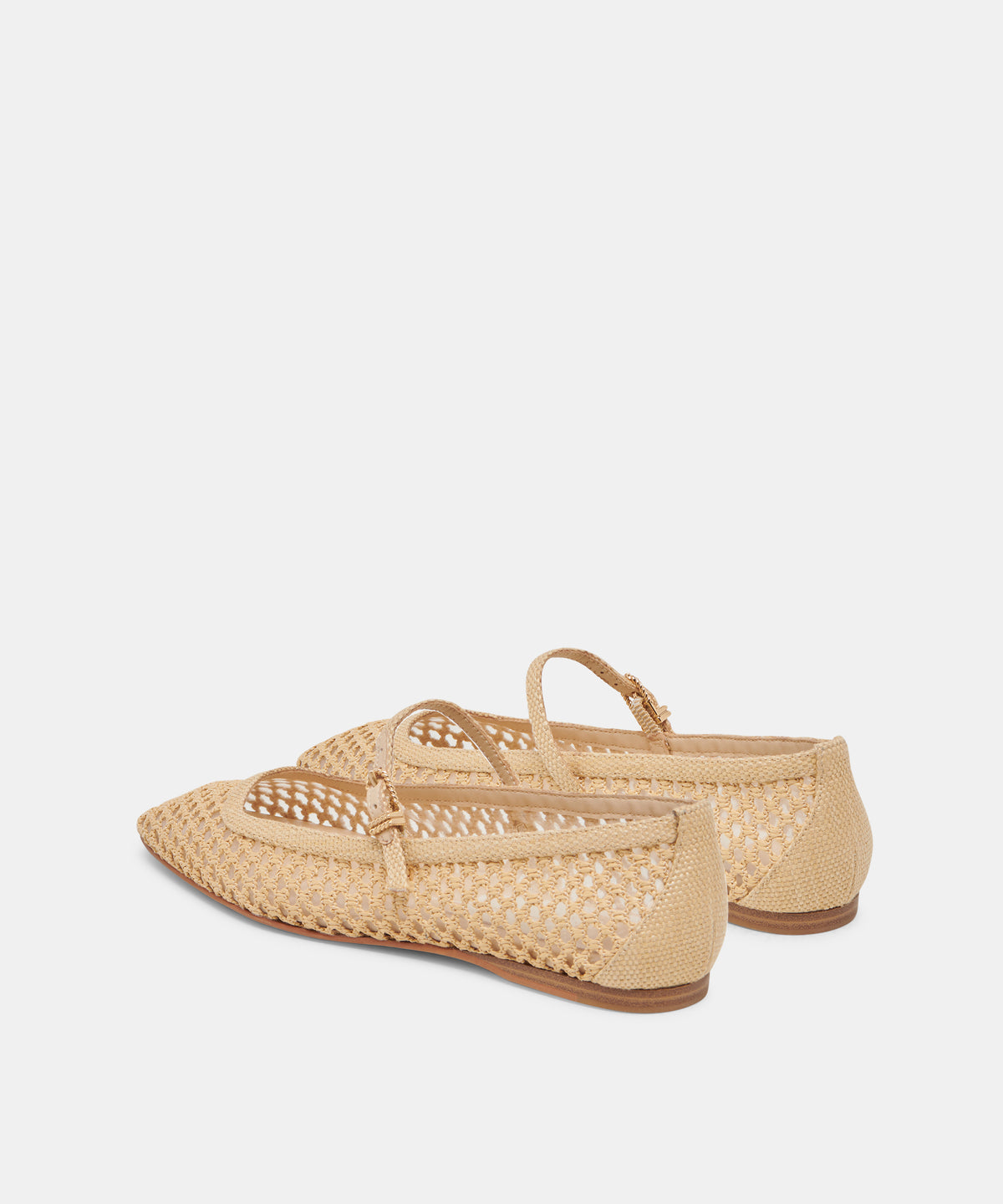 REYES BALLET FLATS LT NATURAL WOVEN RAFFIA - view 6