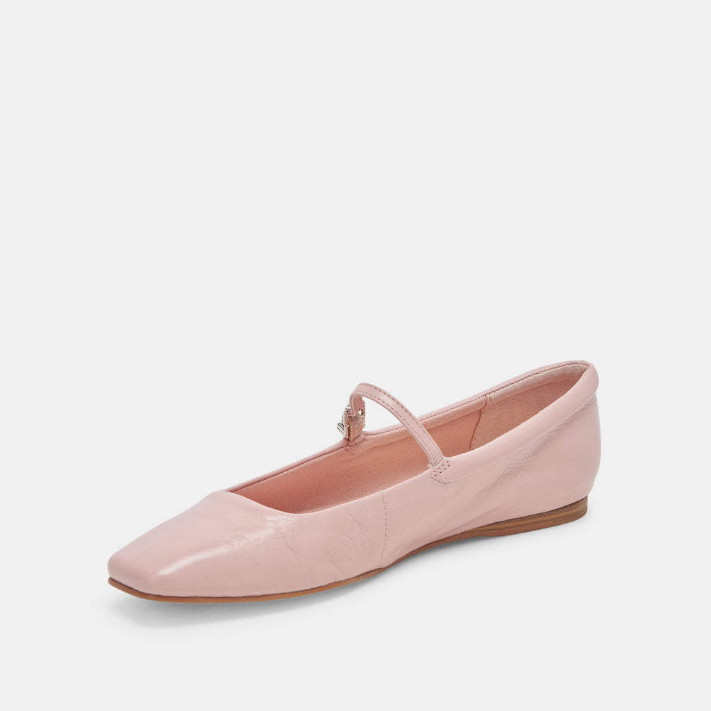 Reyes Ballet Flats Pink Crinkle Patent | Women's Pink Ballet Flats ...
