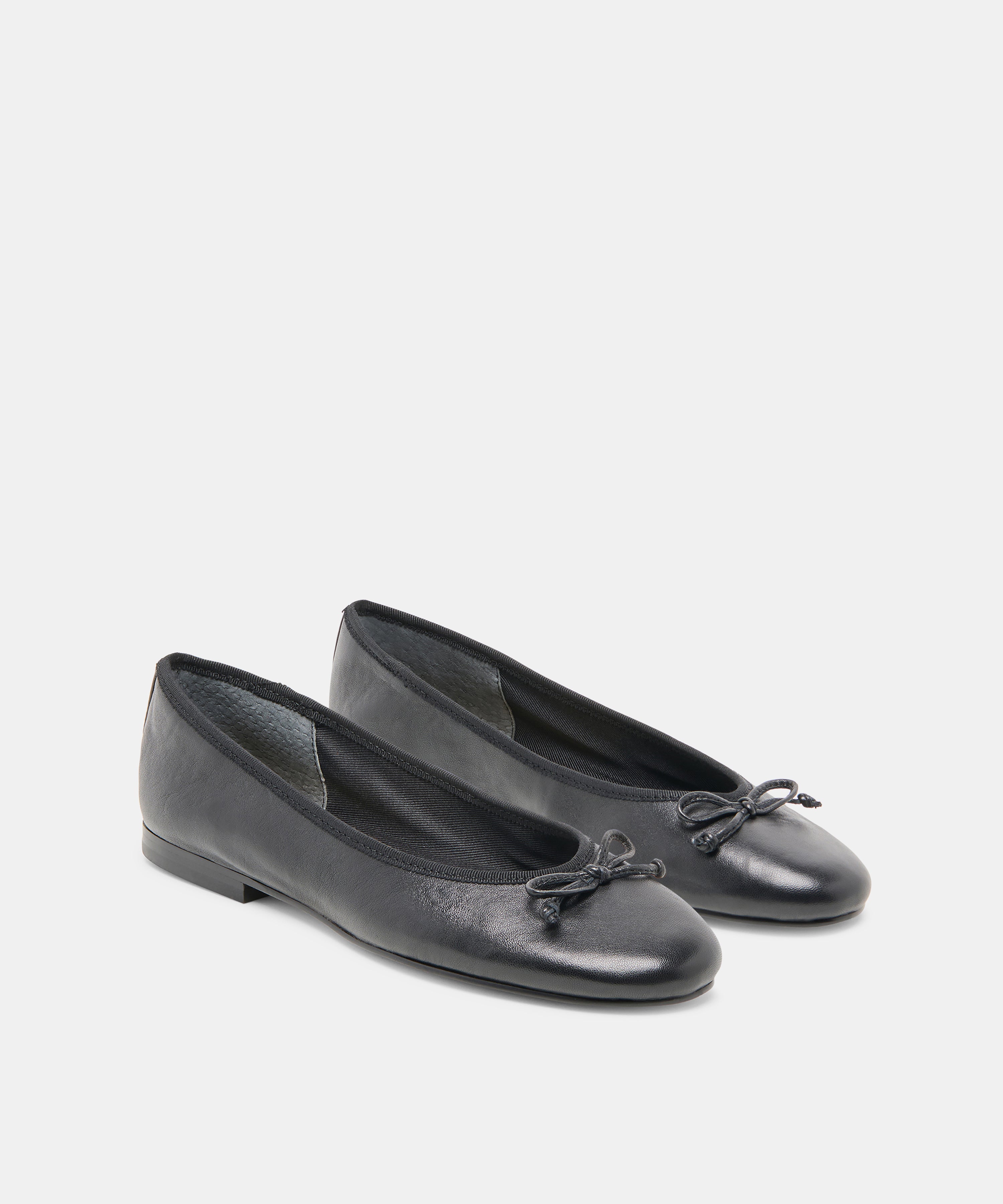 RITLA BALLET FLATS BLACK LEATHER - view 3