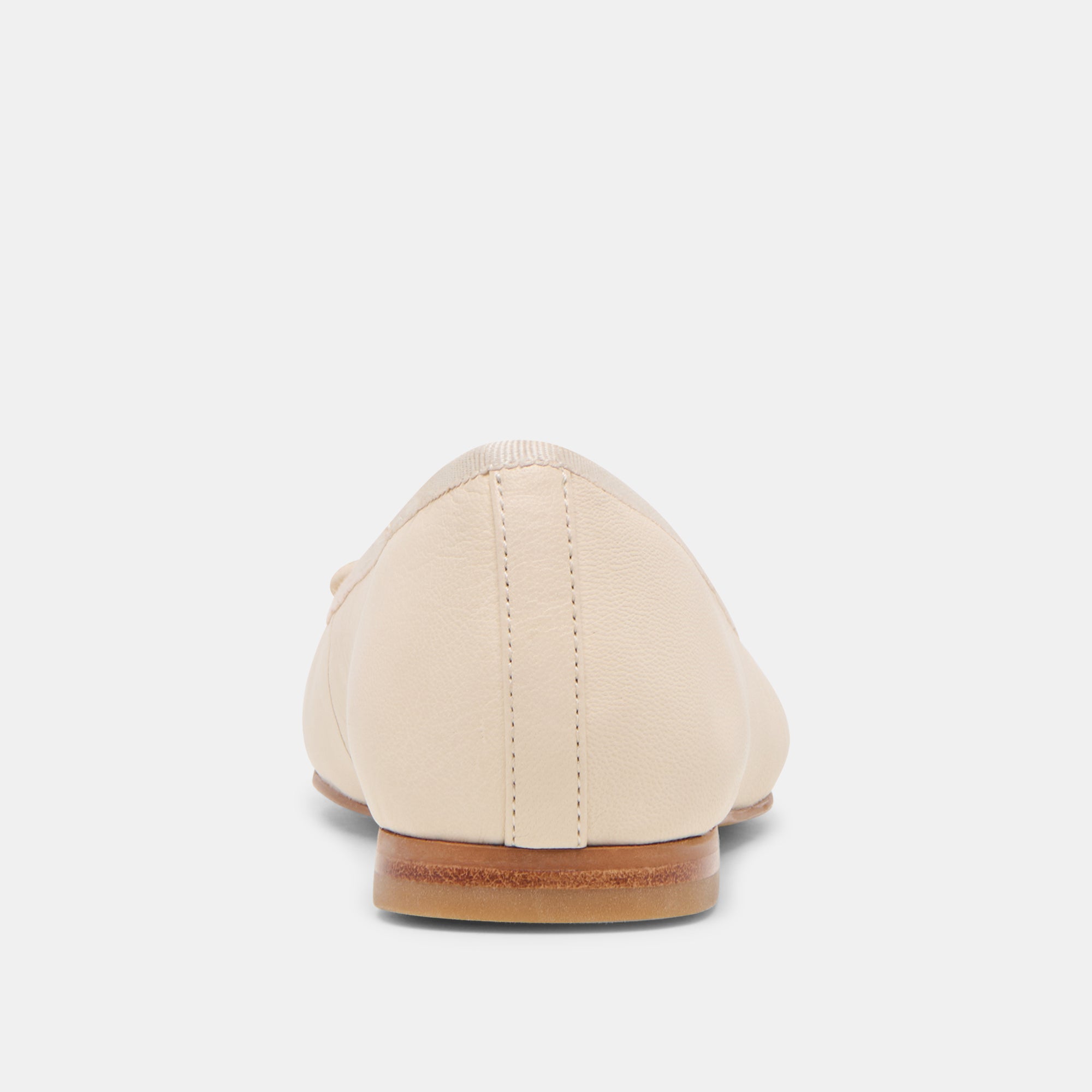 RITLA WIDE BALLET FLATS BONE LEATHER