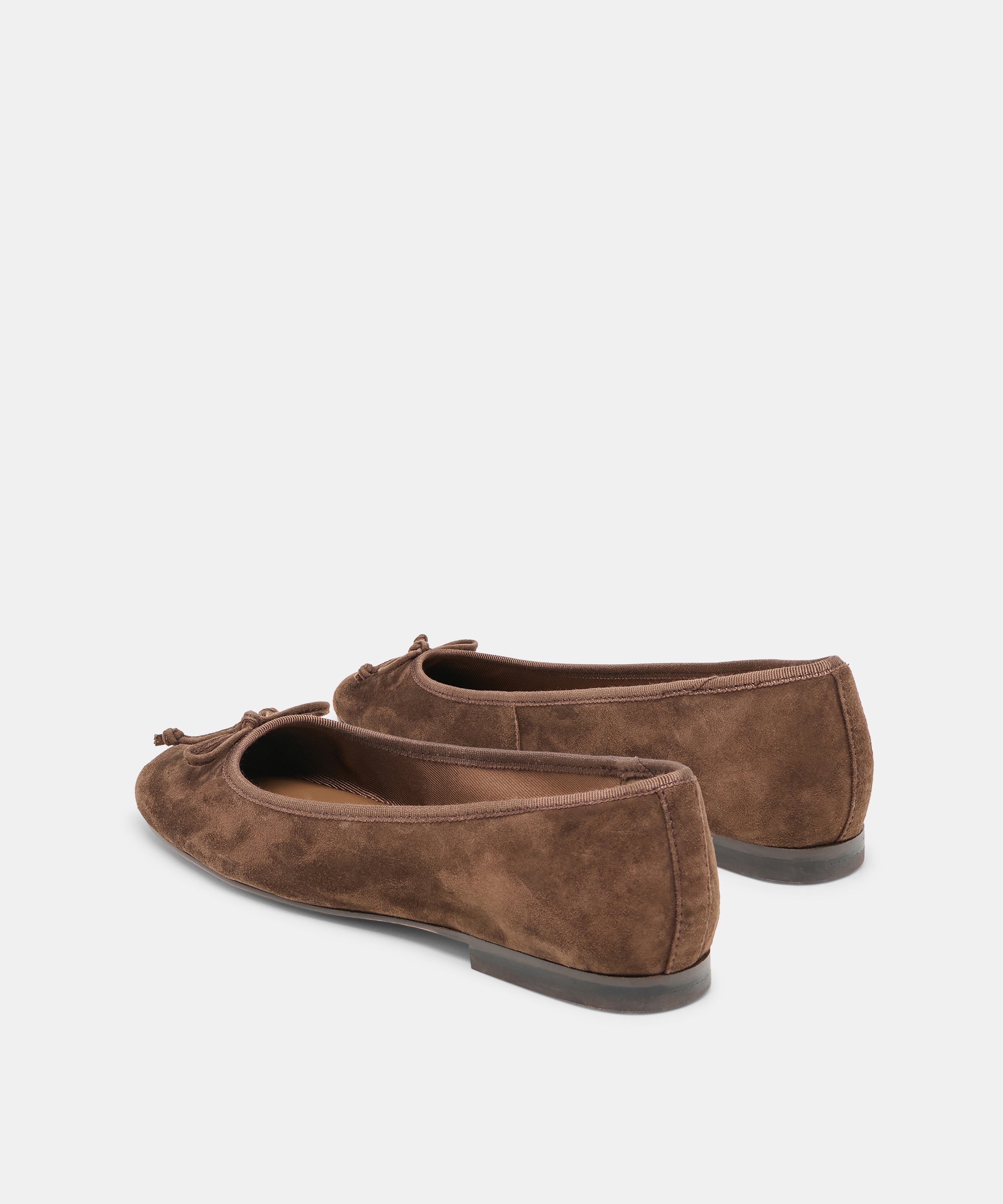 RITLA BALLET FLATS DK BROWN SUEDE - view 5
