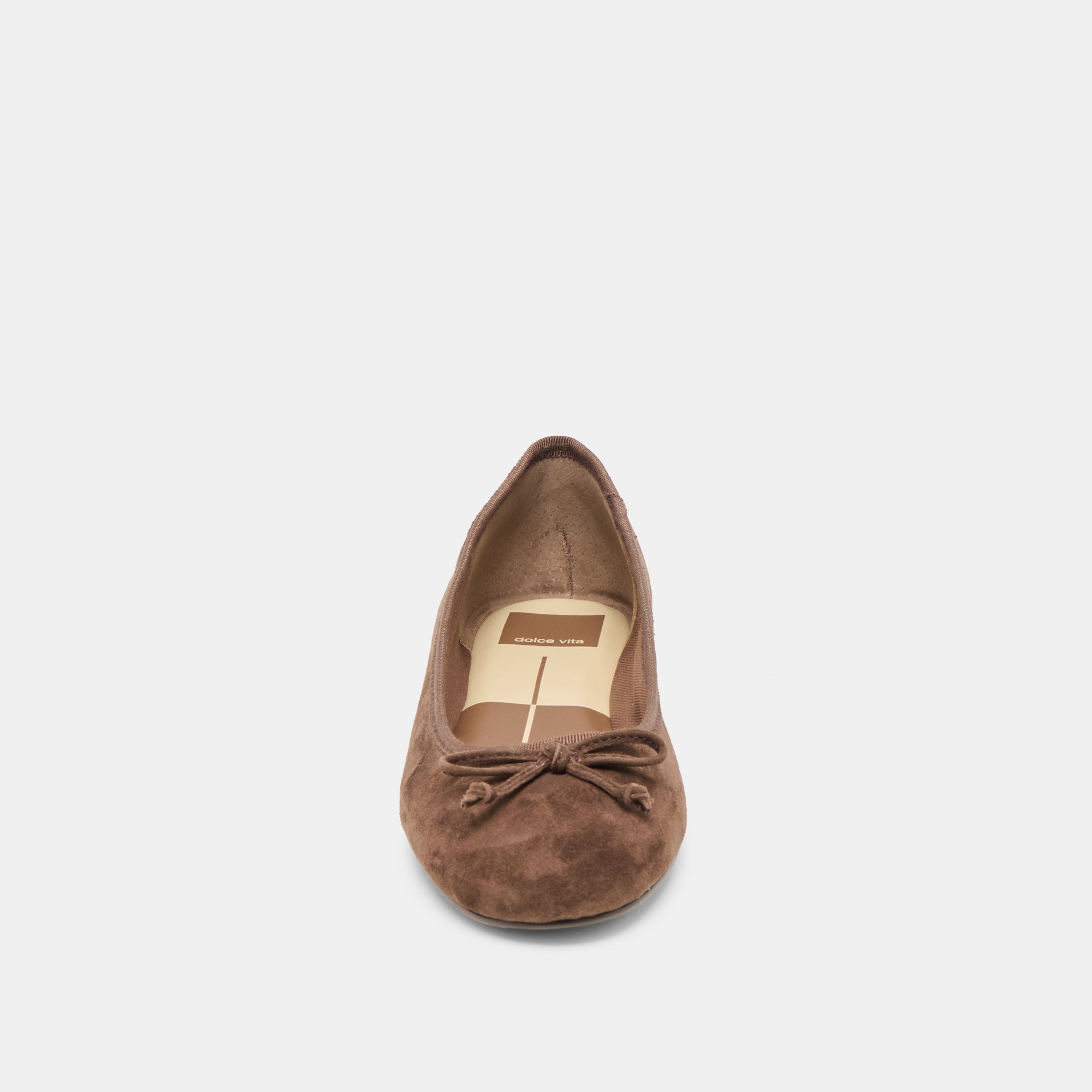 RITLA WIDE BALLET FLATS DK BROWN SUEDE