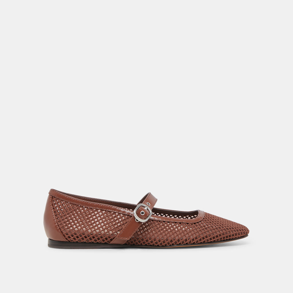 RODNI MESH BALLET FLATS TOFFEE WOVEN MESH - image 1