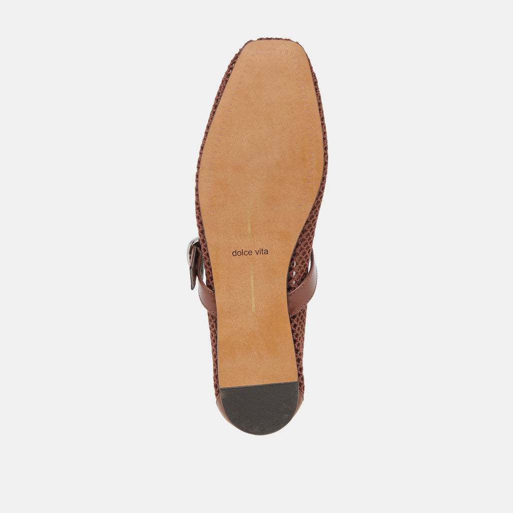 RODNI MESH BALLET FLATS TOFFEE WOVEN MESH - image 9