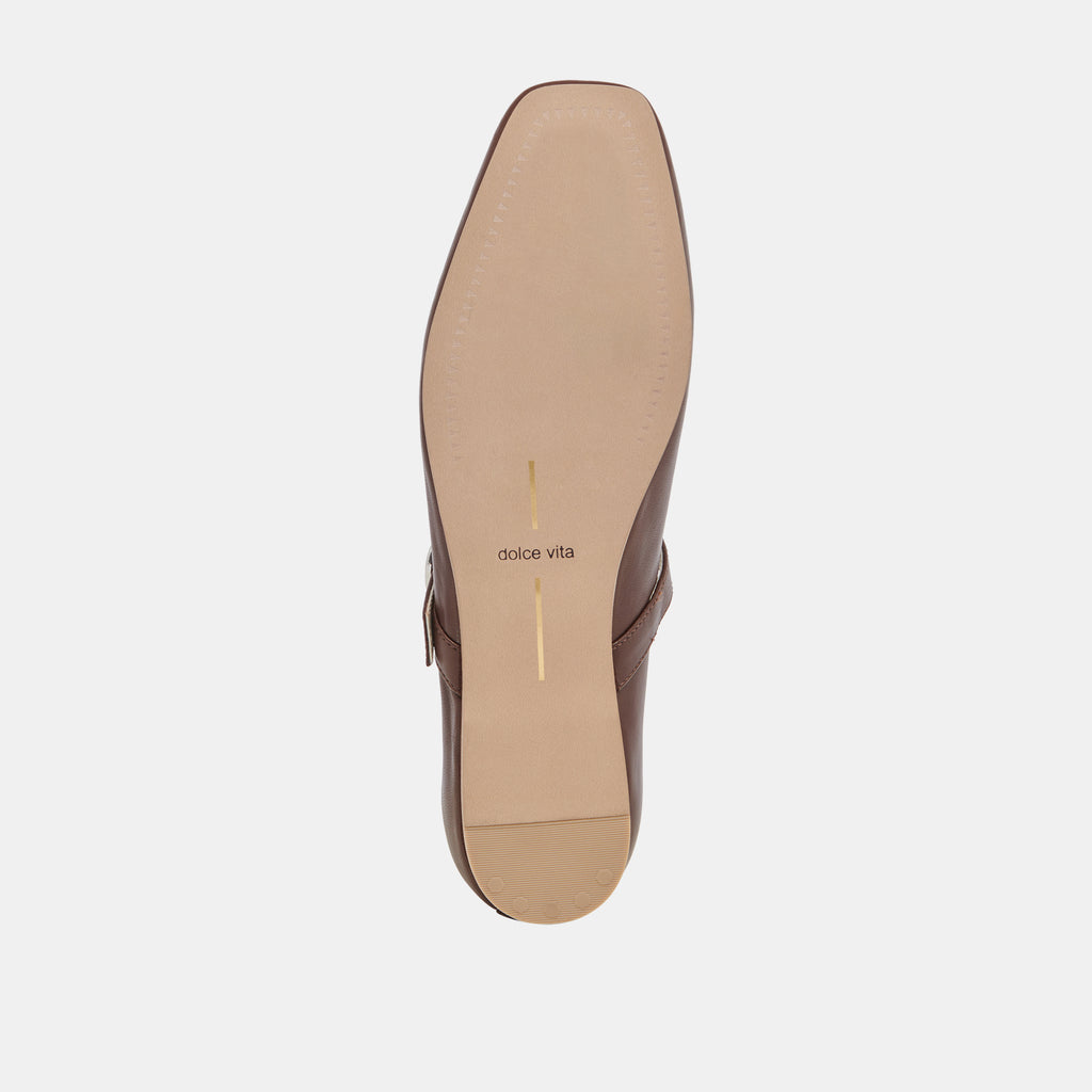 RODNI BALLET FLATS DK BROWN LEATHER - image 9