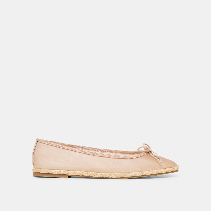 Tianna Mesh Blush Mesh Ballet Flats | Dolce Vita