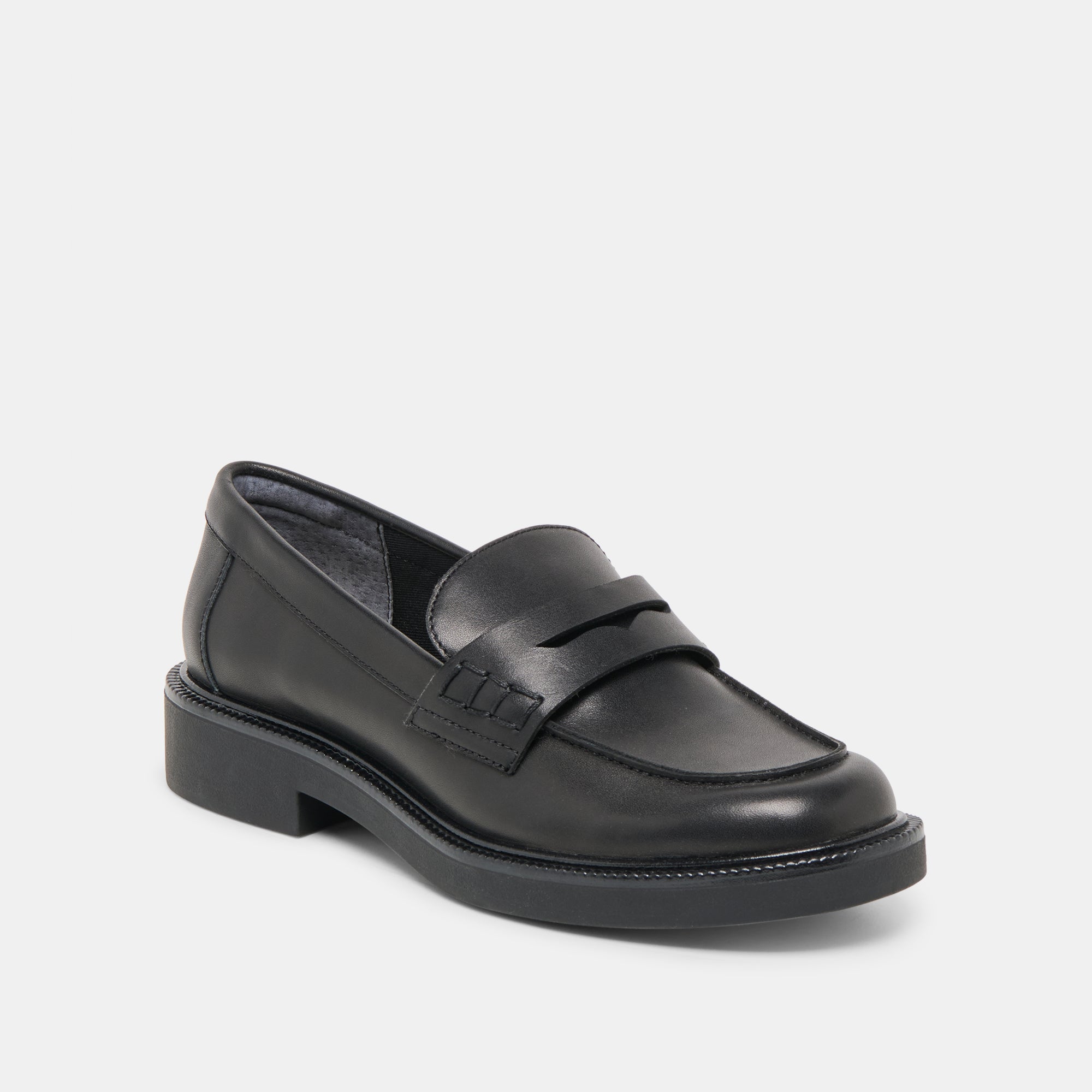 TIGGY LOAFERS BLACK LEATHER