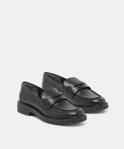 TIGGY LOAFERS BLACK LEATHER